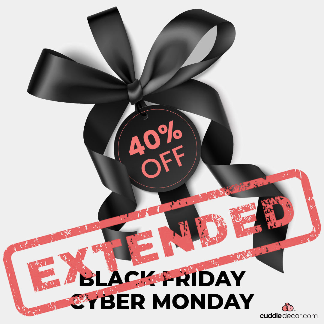 40 OFF BLACK FRIDAY CYBER MONDAY SALE 2024 Cuddle Decor