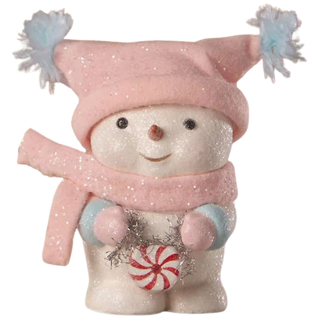 Michelle Allen for Bethany Lowe Peppermint Blush Snowgirl front