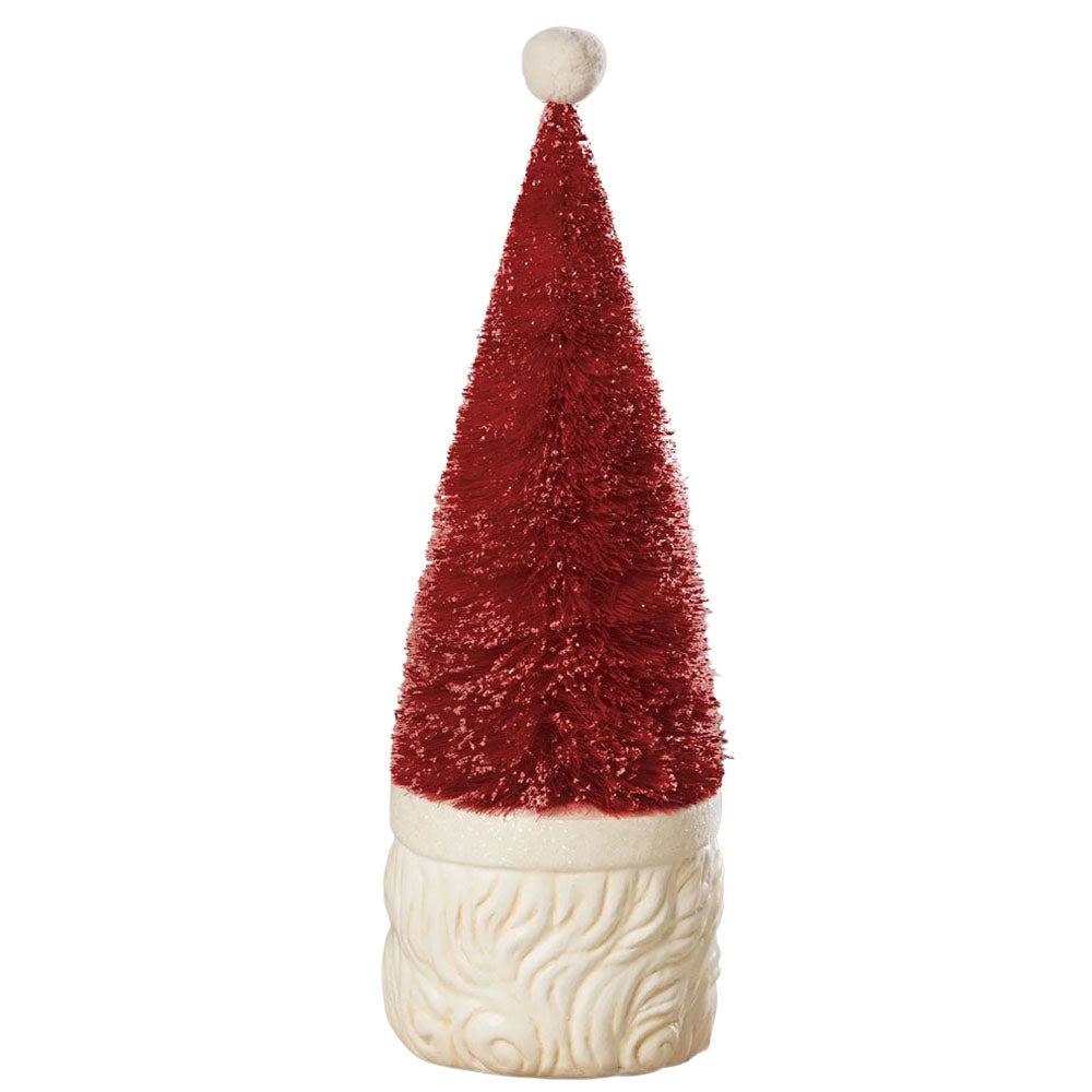 Bottle Brush Santa Red by Bethany Lowe  back