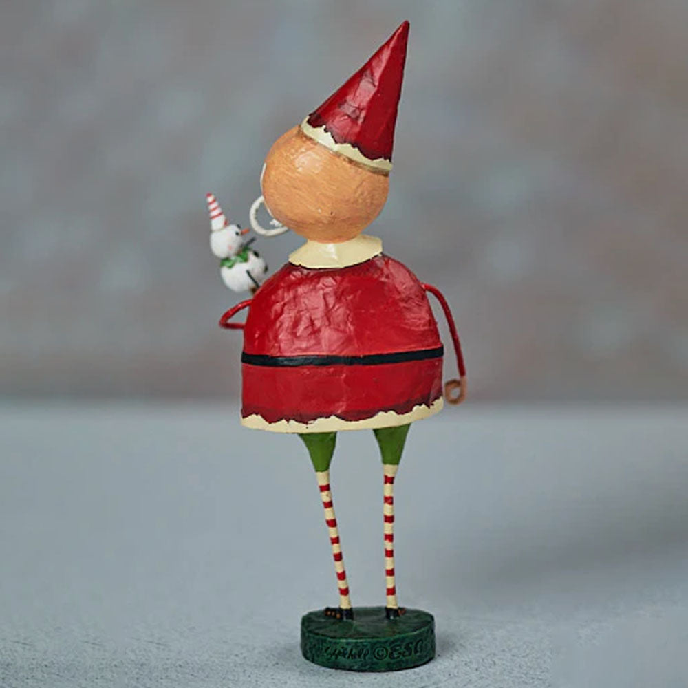 Mr. Kringle Christmas Figurine and Collectible by Lori Mitchell back