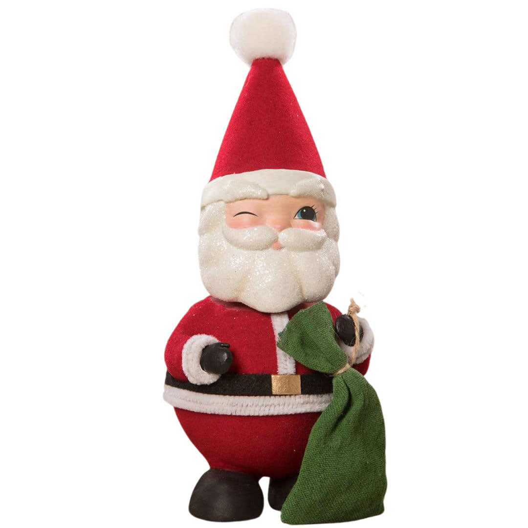 Bobble Head Santa Container by Bethany Lowe front