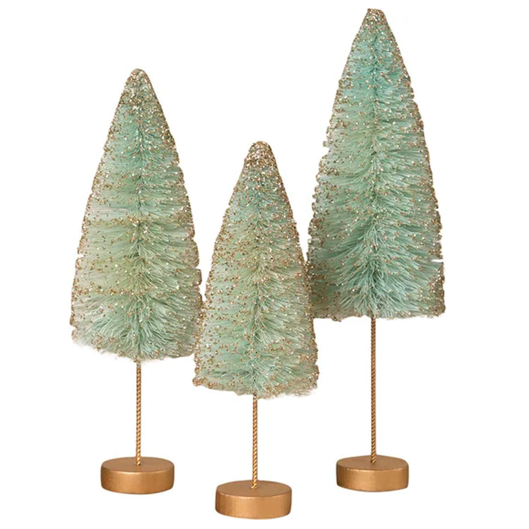 Bethany Lowe Spring Ombre Trees Set of 3