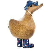 DCUK Floral Hat and Boots Ducky blue back