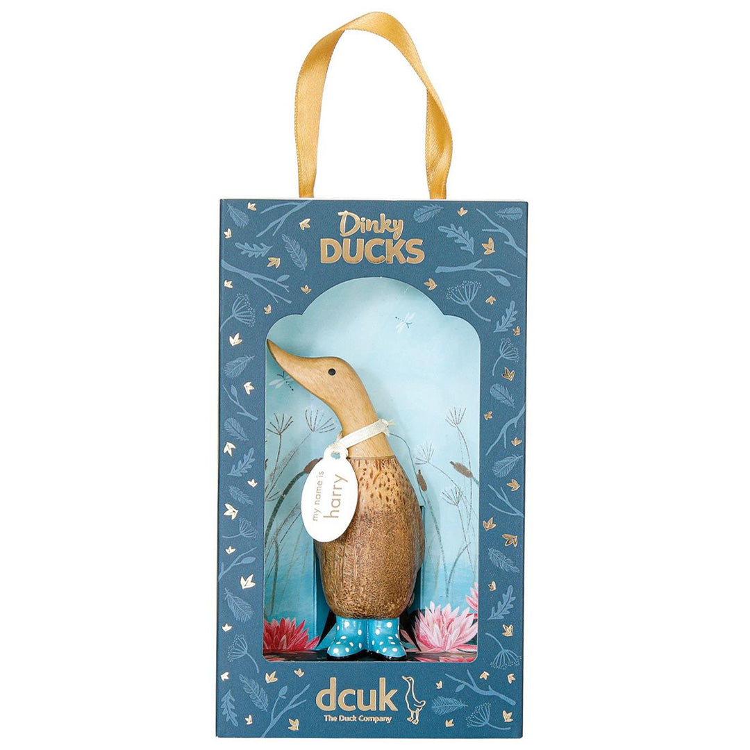 DCUK Spotty Boots Dinky Ducks  blue bag