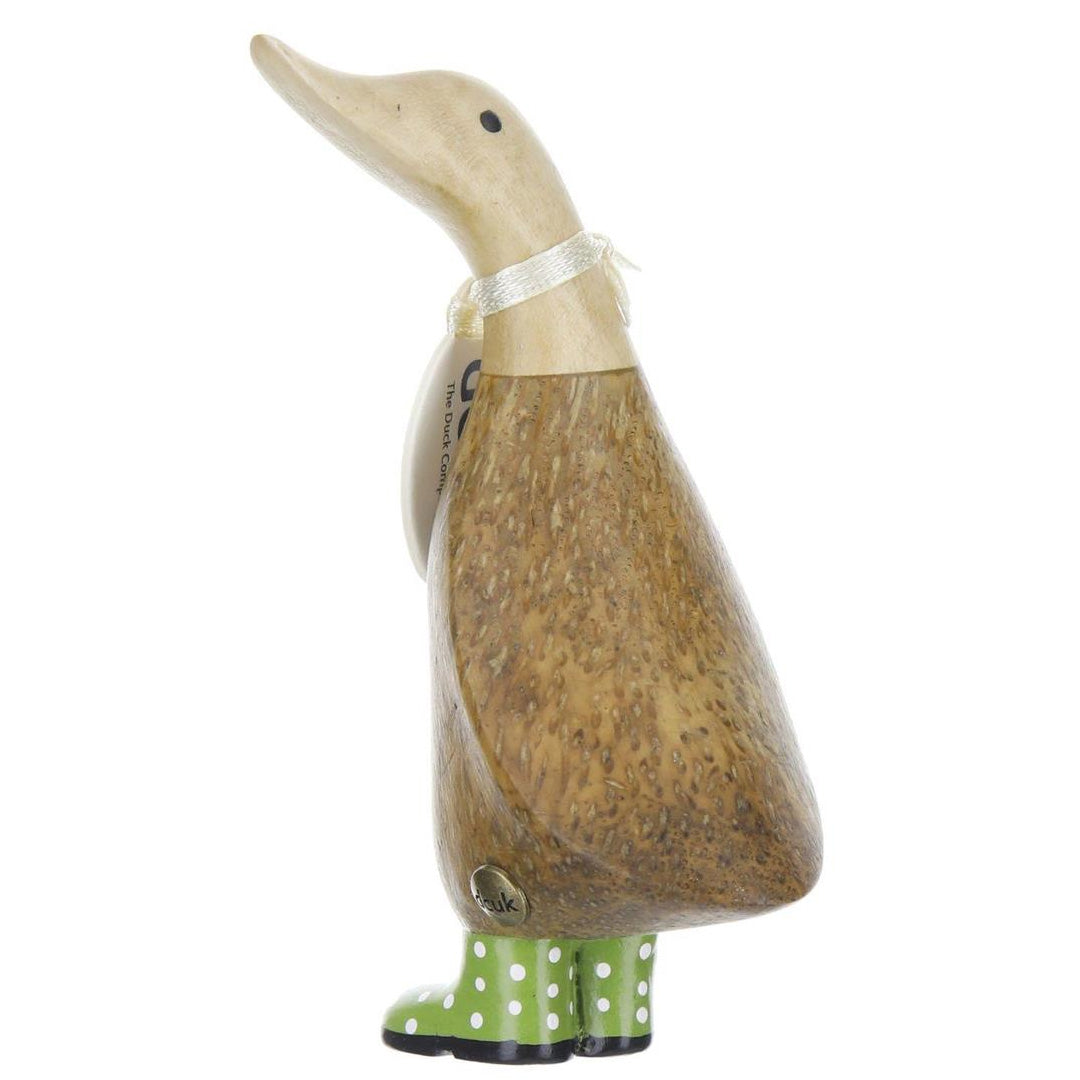 DCUK Spotty Boots Dinky Ducks  green back