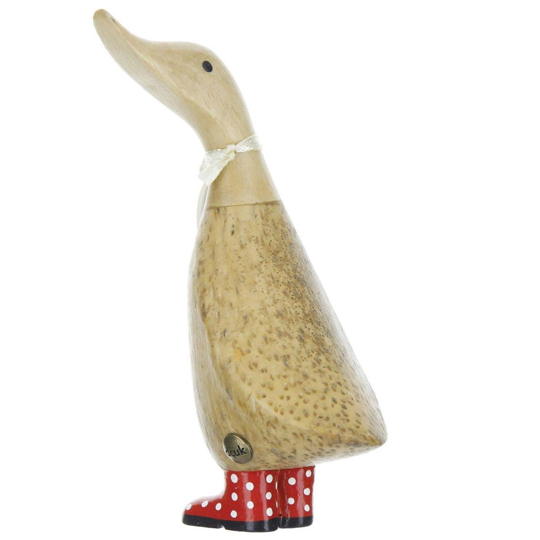 DCUK Spotty Boots Dinky Ducks  red back