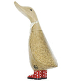 DCUK Spotty Boots Dinky Ducks  red back