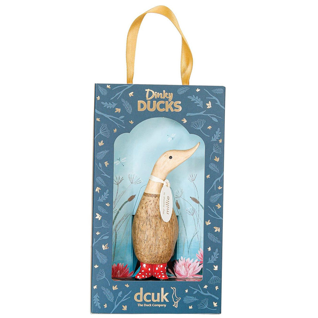 DCUK Spotty Boots Dinky Ducks  red bag