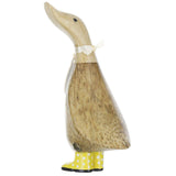 DCUK Spotty Boots Dinky Ducks  yellow back