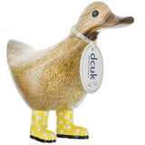 DCUK Spotty Boots Duckys yellow