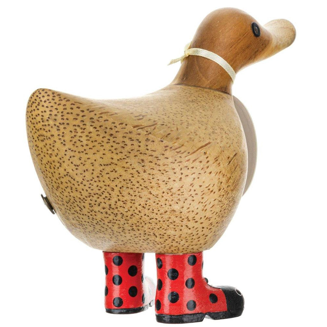 DCUK Wild Wellies Duckys Ladybug back