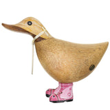 DCUK Wild Wellies Duckys Pink Butterfly front