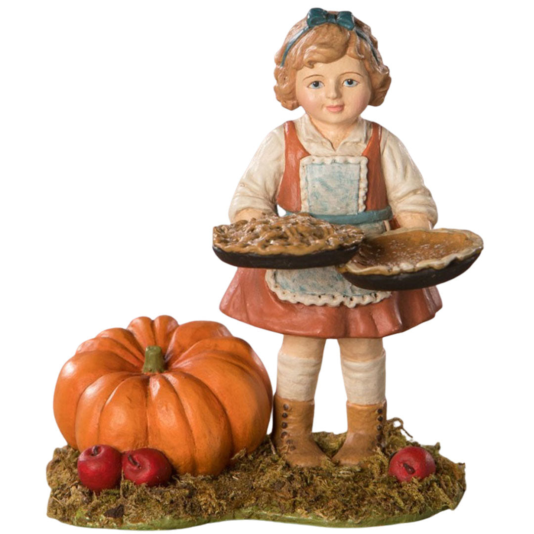 Patty Pie Maker Fall Figurine by Bethany Lowe front