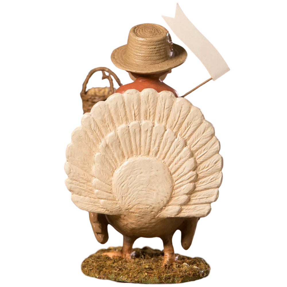 Timmy Turkey Feeder by Bethany Lowe back