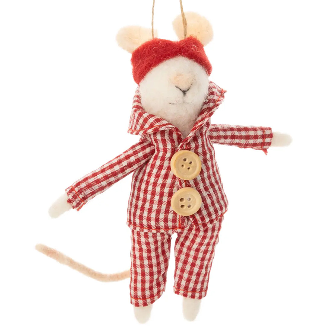 Silver Tree Home and Holiday Mouse Red Gingham Jammies