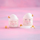 Glitterville Cream Papa Noel Mini Candy Jar