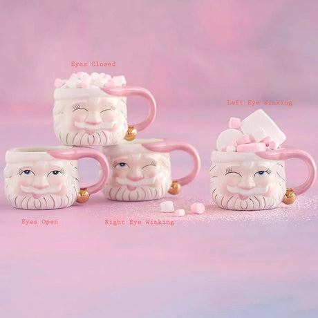 Papa Noel Pink Mug 