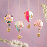 Hot Air Balloon Ornament 5.25"