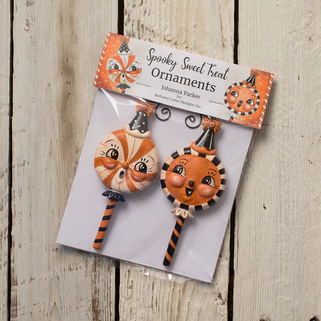 Johanna Parker Spooky Sweet Treat Ornaments - Set of 2 package life style