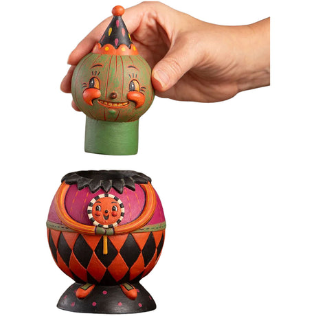 Johanna Parker Jackie Green-O-Ween Spooks Jar opened