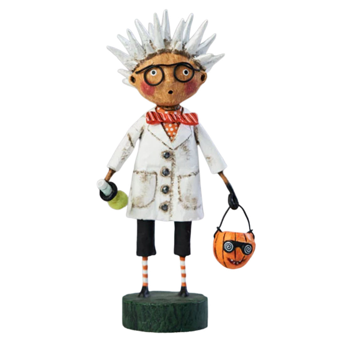 Mad Scientist Halloween Figurine by Lori Mitchell