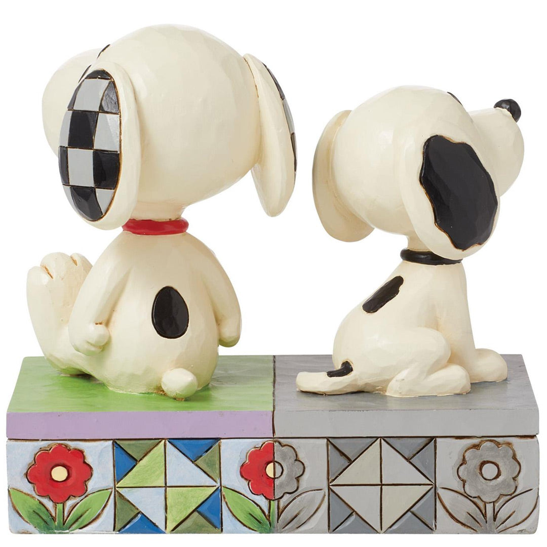 Jim Shore 1950s Snoopy and Today's Snoopy back