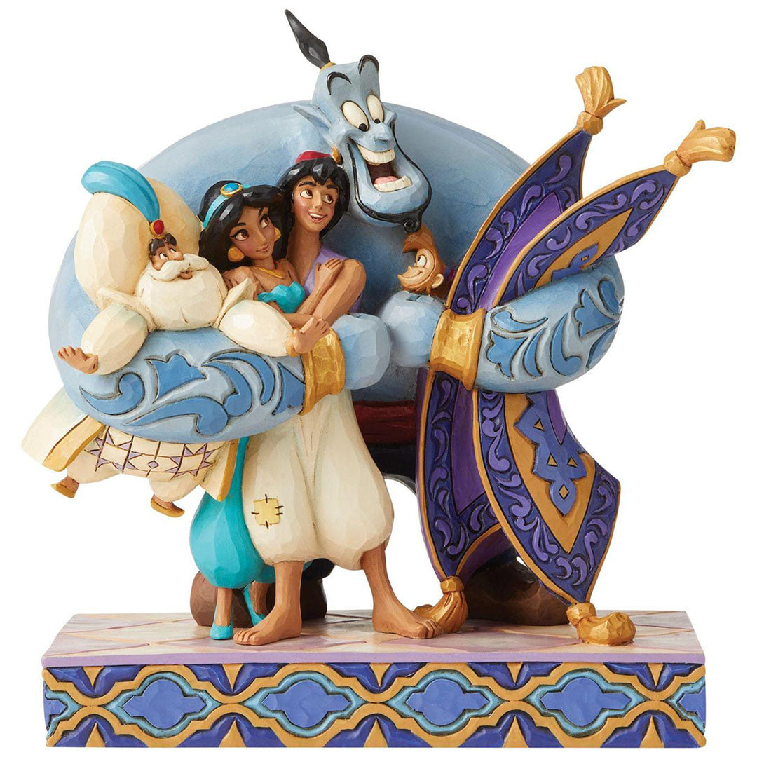 Jim Shore Aladdin Group Hug front