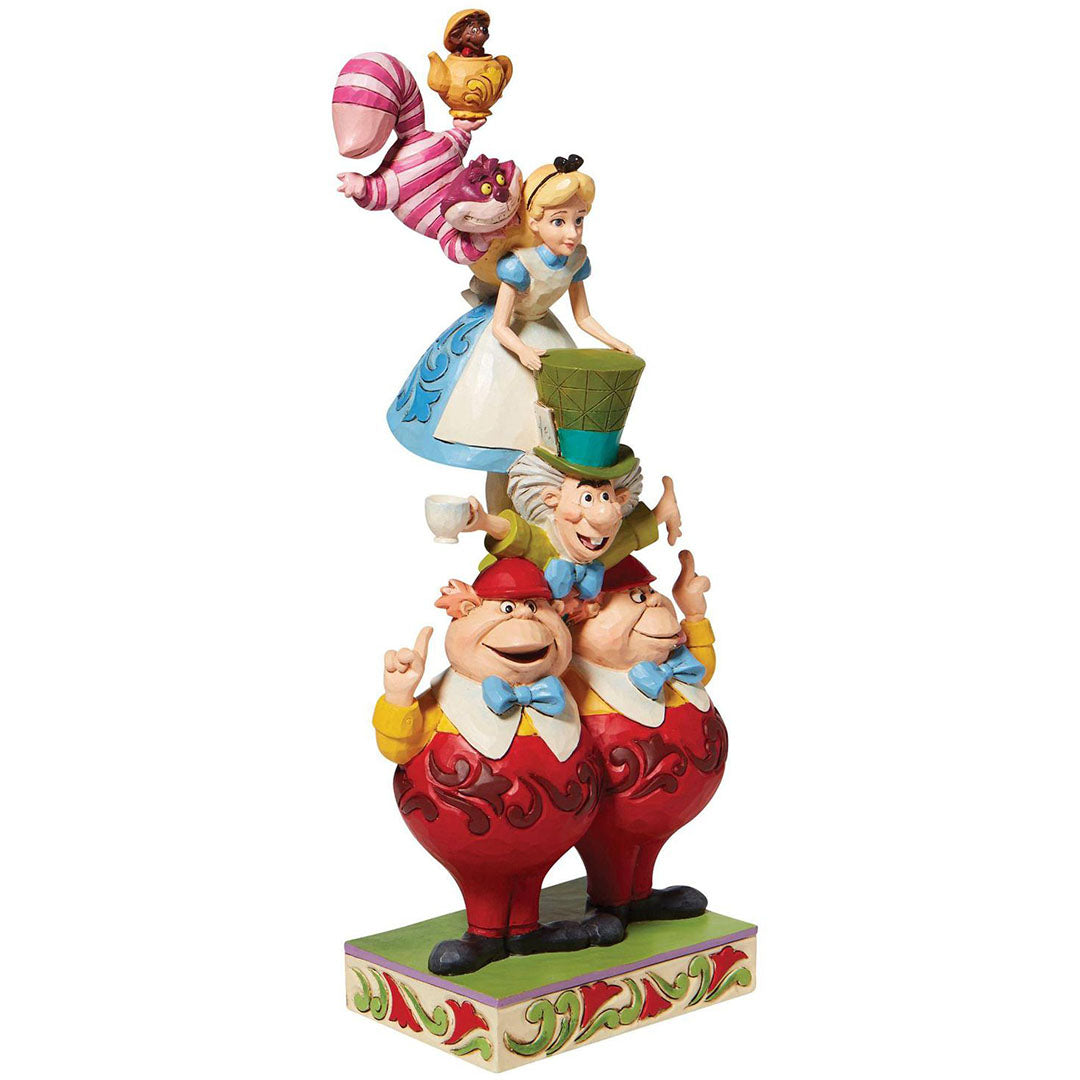 Jim Shore Alice in Wonderland Stacked side