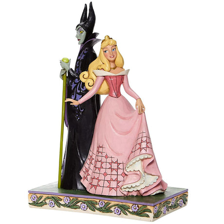 Jim Shore Aurora and Maleficent side