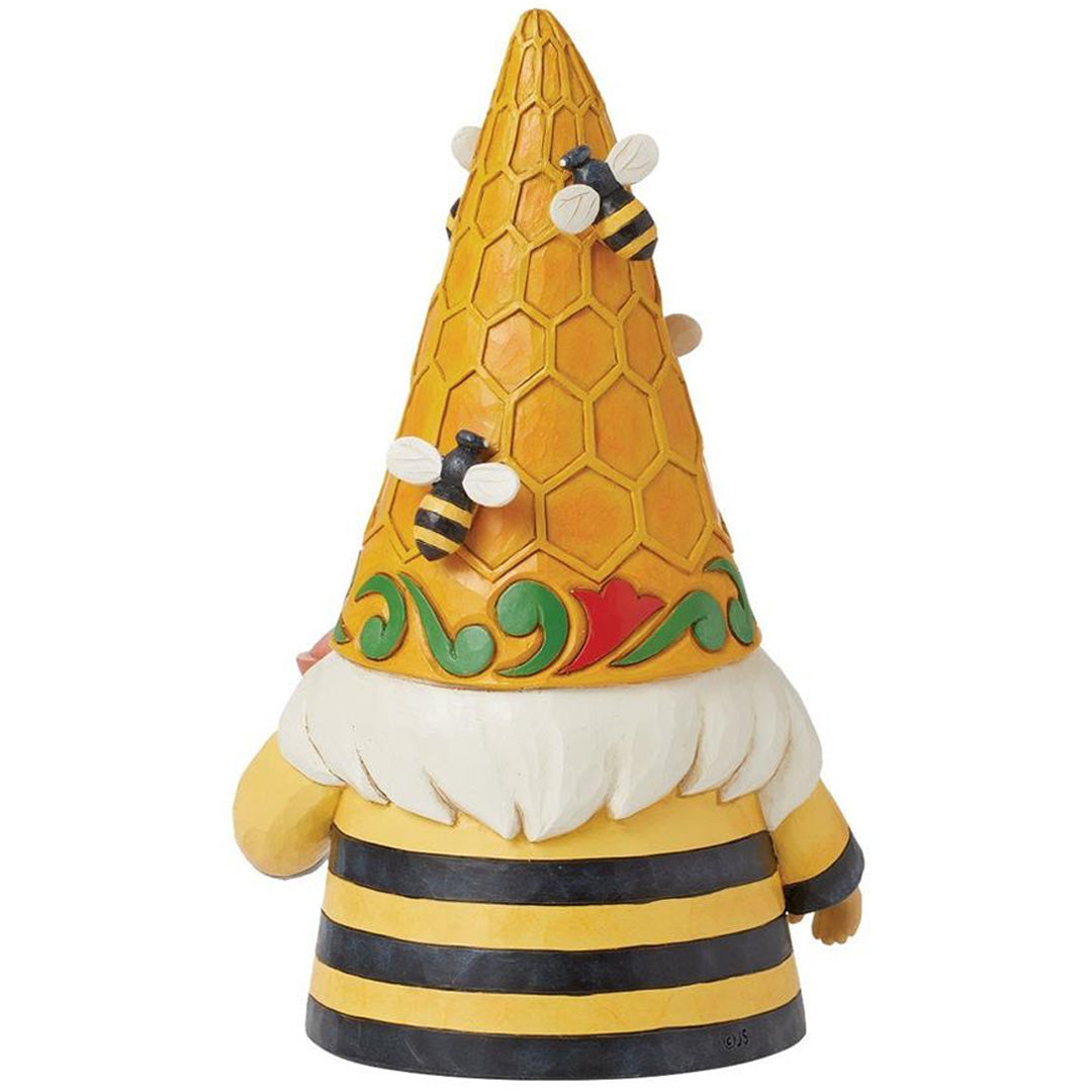 Jim Shore Beehive Hat Gnome back