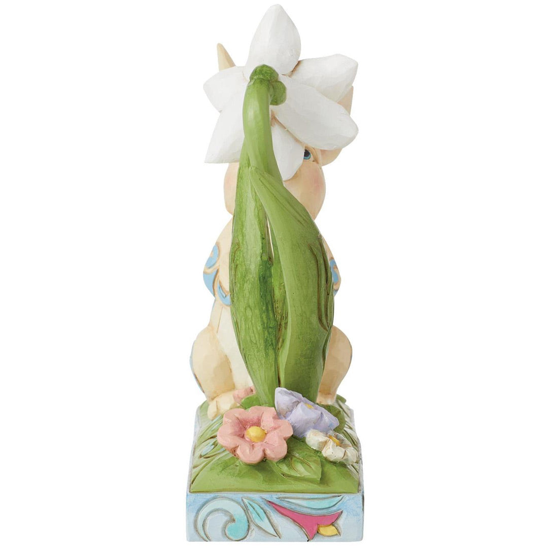 Jim Shore Bunny and Easter Lily Figurine back