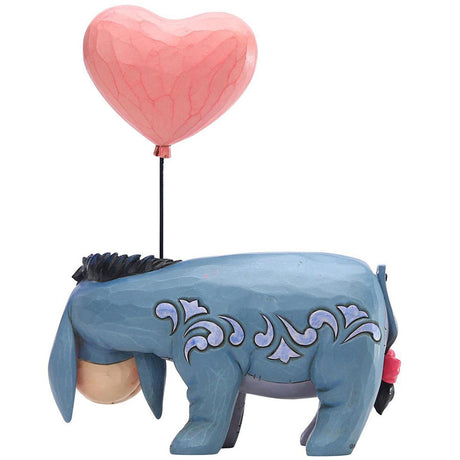 Jim Shore Eeyore with a Heart Balloon back