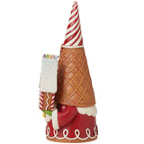 Jim Shore Gingerbread Candy Cane Gnome left side