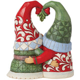 Mistletoe Couple Gnomes 6"