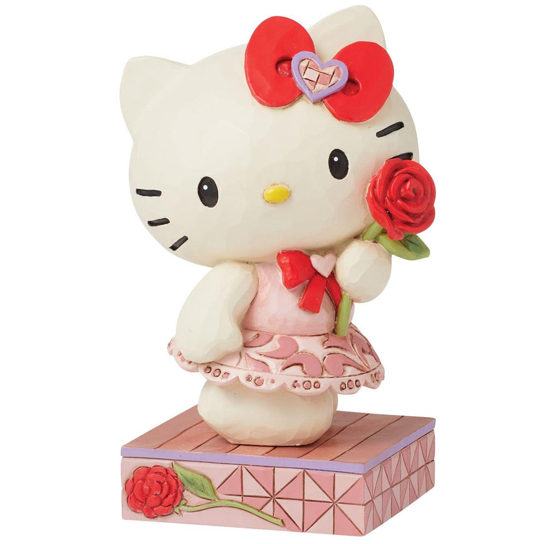 Jim Shore Hello Kitty Rose Personality front