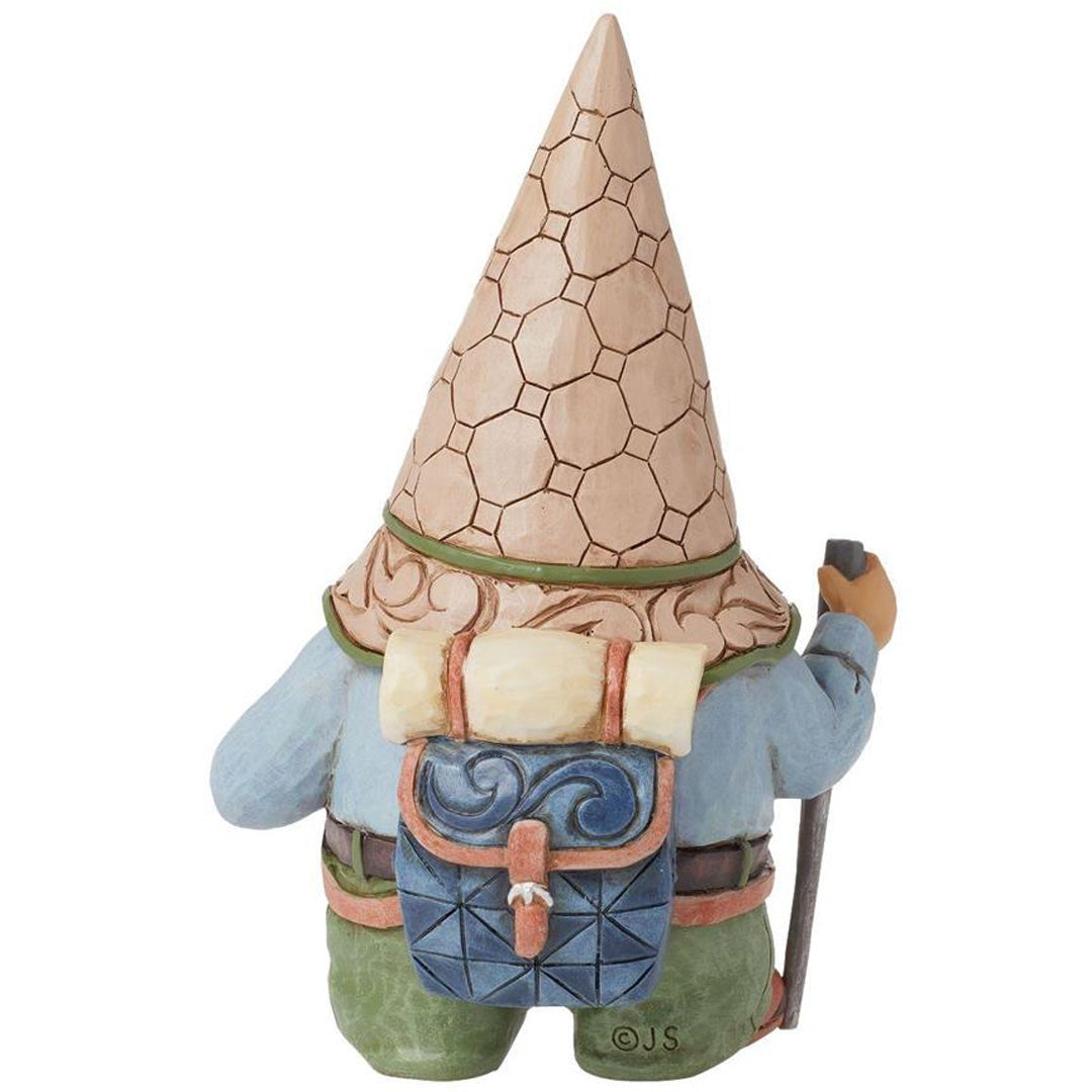 Jim Shore Hiker Gnome back