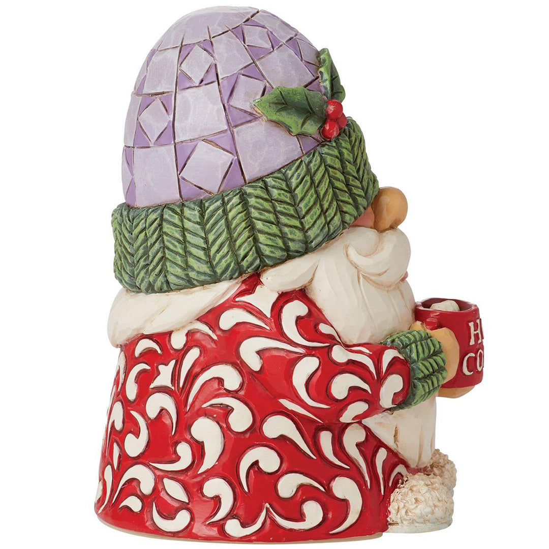 Jim Shore Hot Chocolate Gnome right side