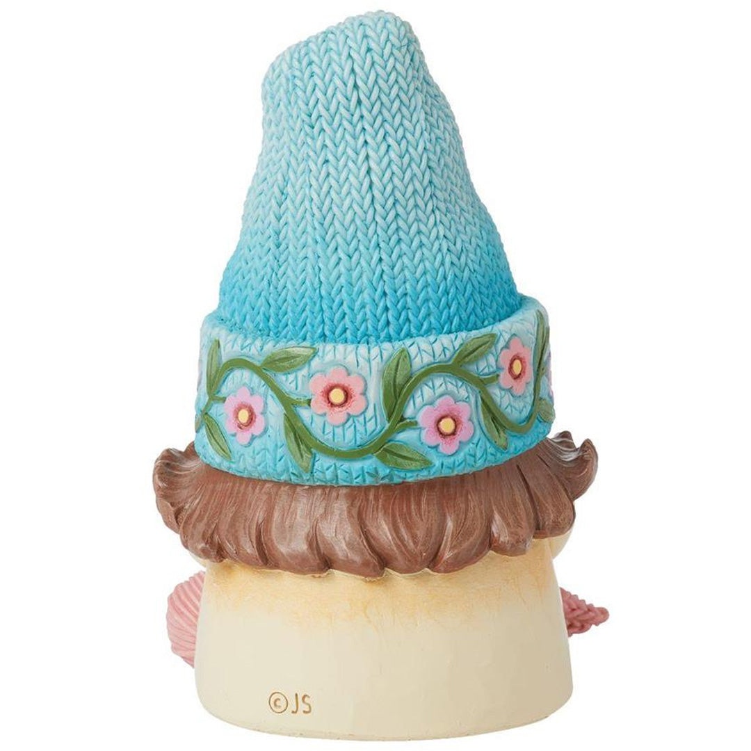 Jim Shore Knitting Hat Gnome back