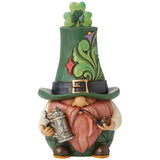 Jim Shore Leprechaun with Stein Gnome front