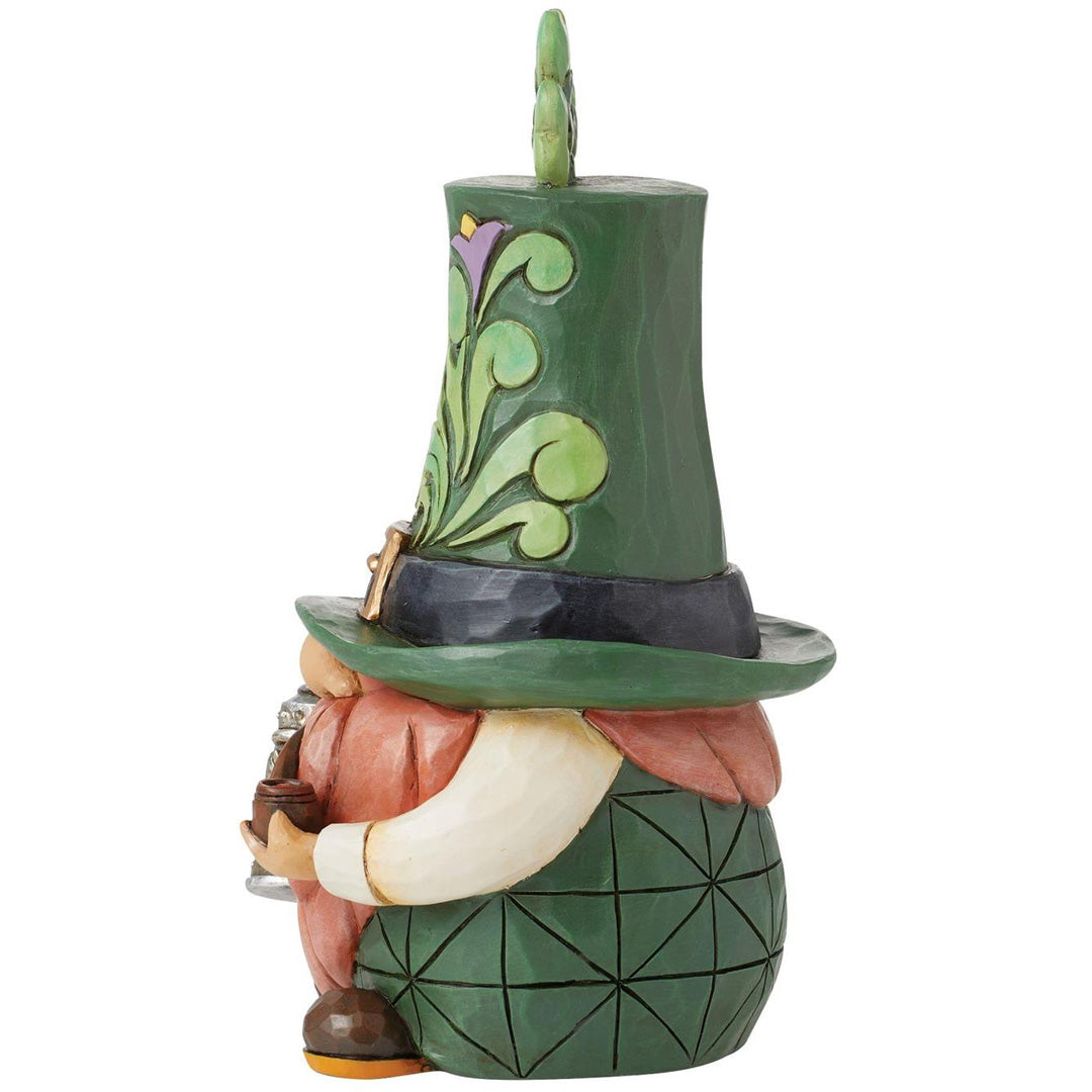 Jim Shore Leprechaun with Stein Gnome left