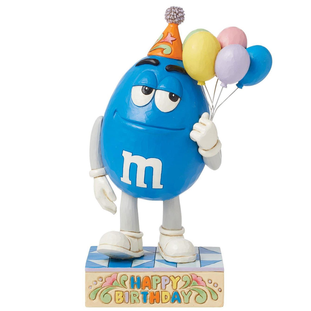 Jim Shore MMS Blue Character with Balloons front