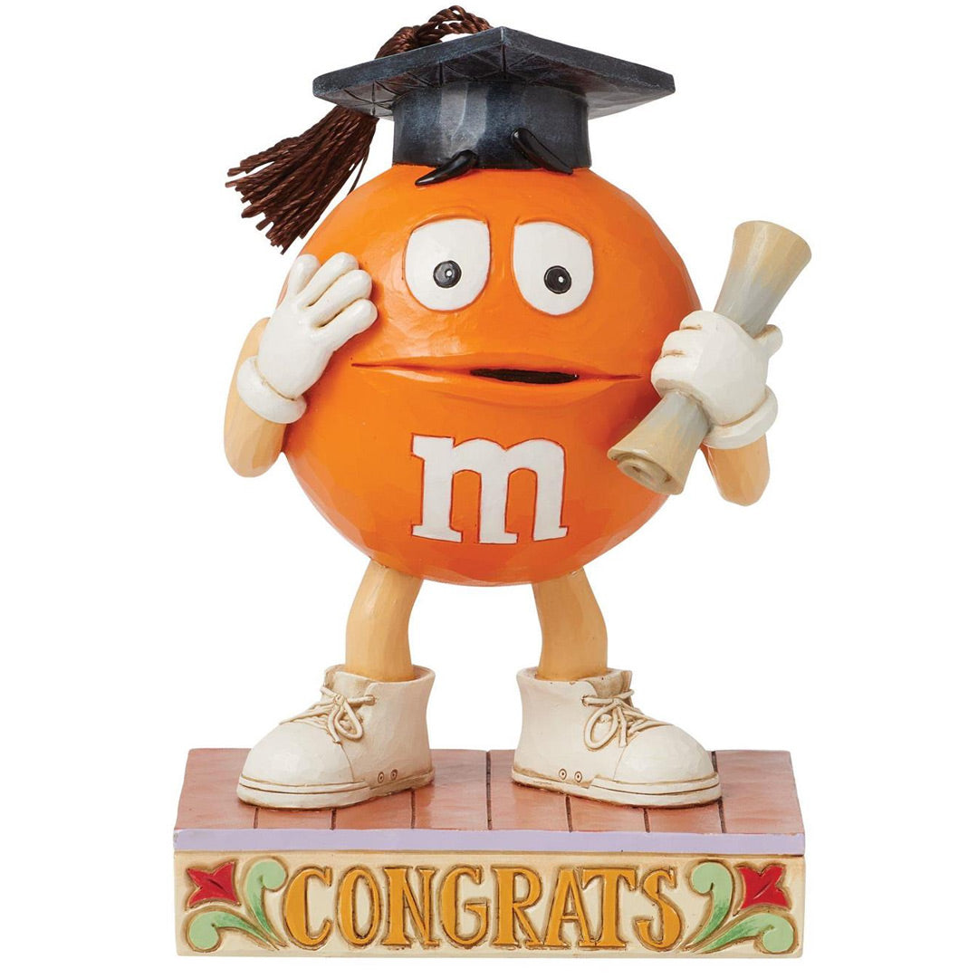 Jim Shore MMS Orange Character Graduation front