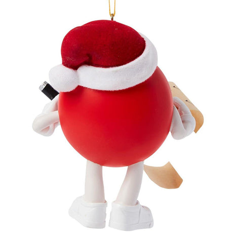 Studio Brands MMS Red Character with List Hanging Ornament back