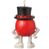 Jim Shore MMS Red Character in Hat Ornament back