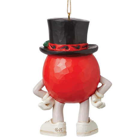 Jim Shore MMS Red Character in Hat Ornament back