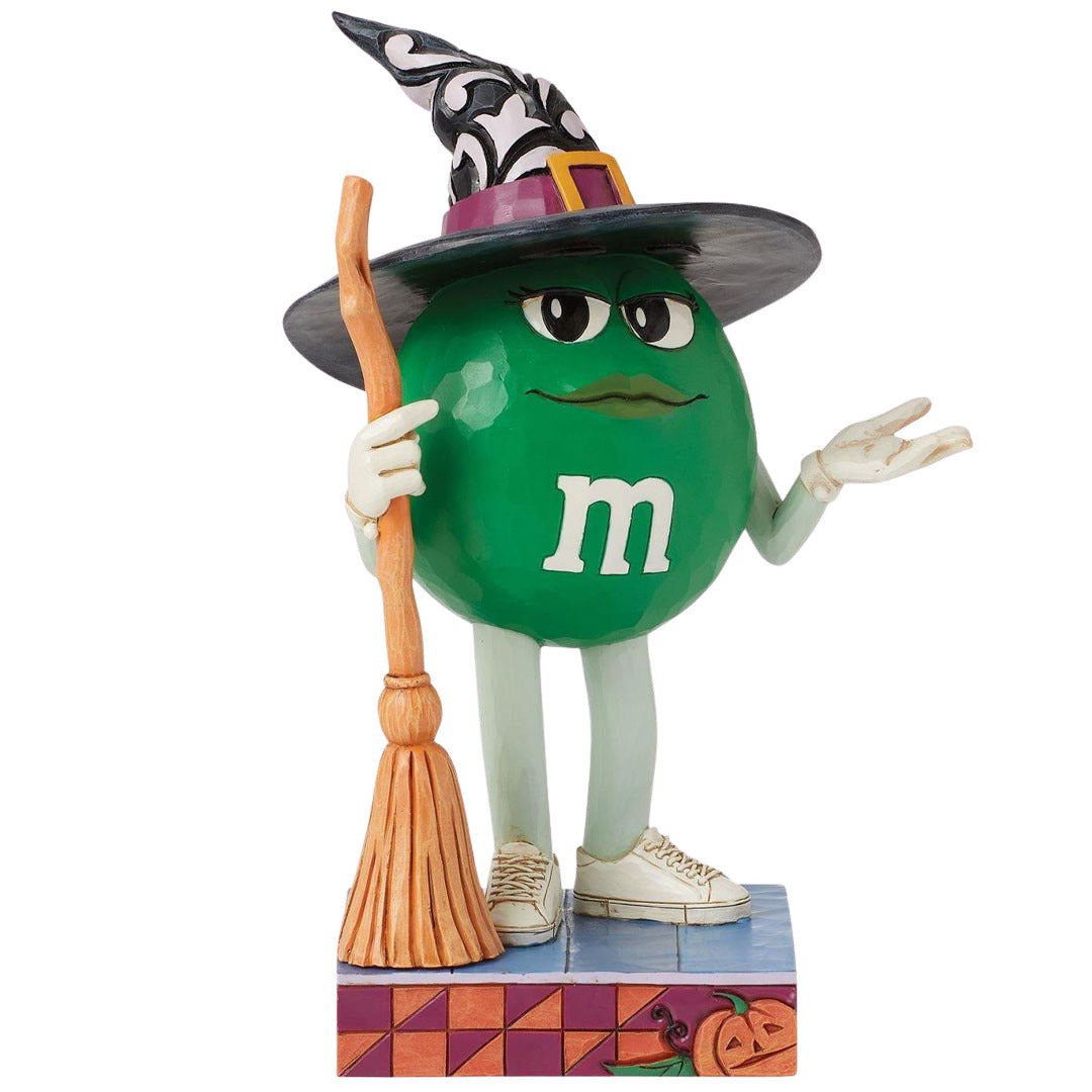 Jim Shore MMS Green Character Witch front