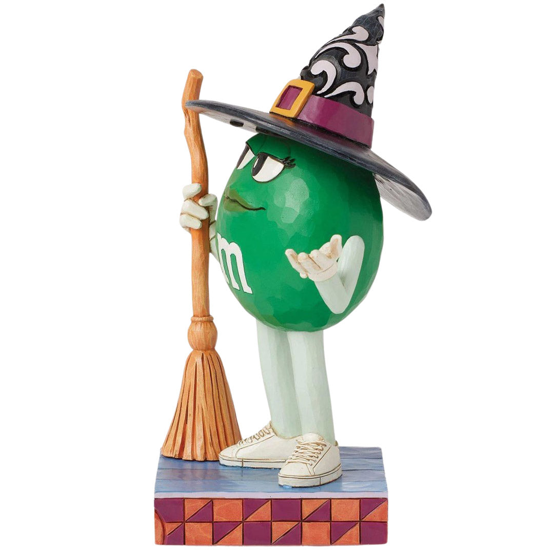 Jim Shore MMS Green Character Witch left side