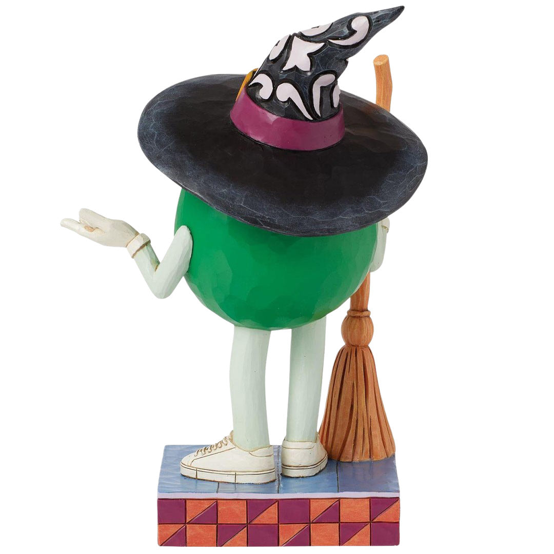 Jim Shore MMS Green Character Witch back side