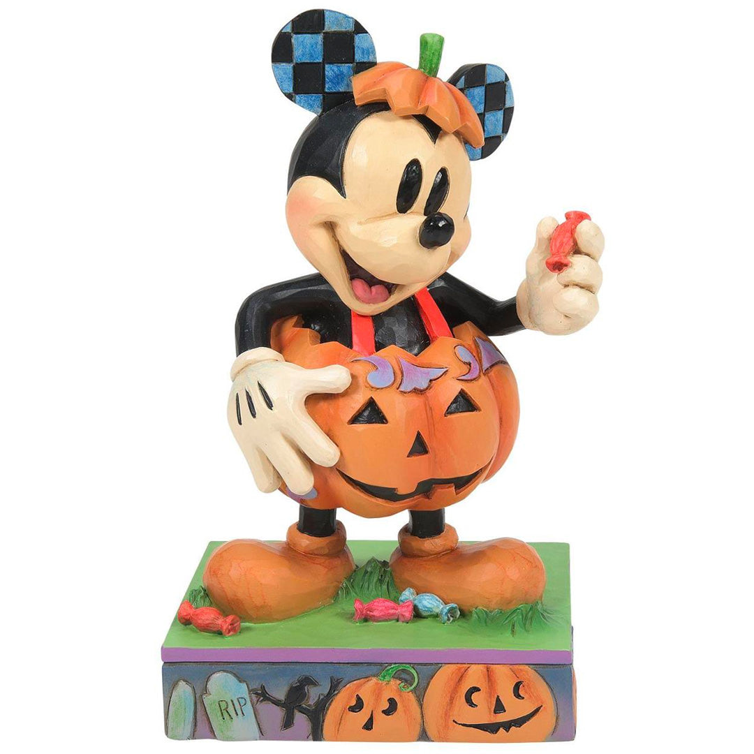 Jim Shore Mickey Pumpkin Costume front