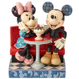 Jim Shore Mickey and Minnie at Soda Shop front